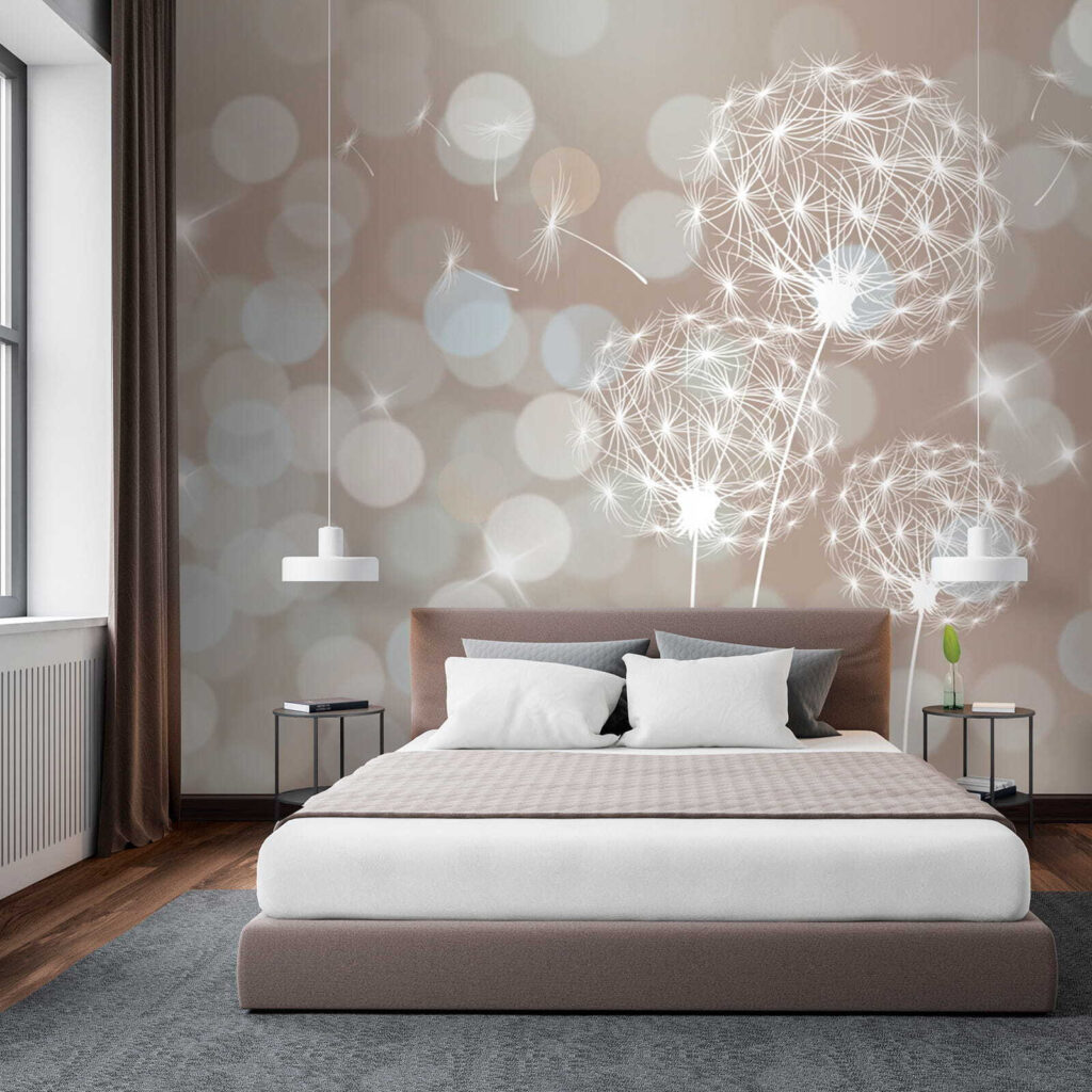 Delicate dandelions in soft backdrop Delicate dandelions in soft backdrop