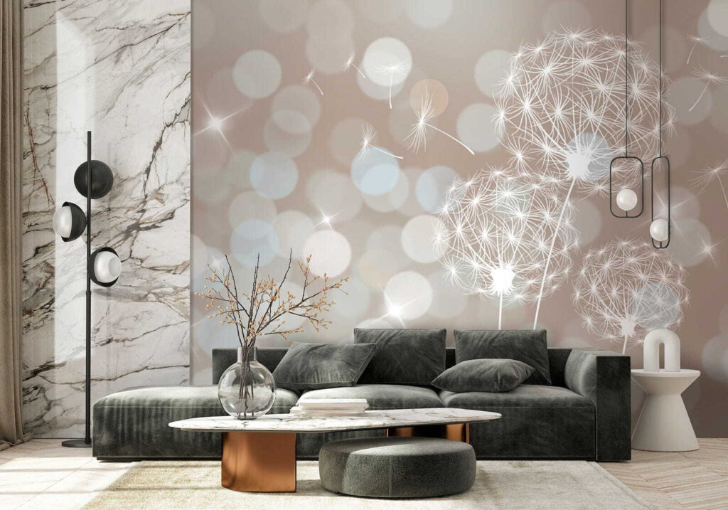 Delicate dandelions in soft backdrop Delicate dandelions in soft backdrop