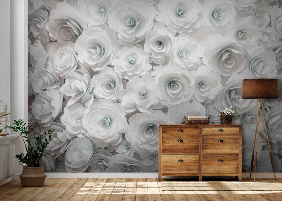 Group of white flowers