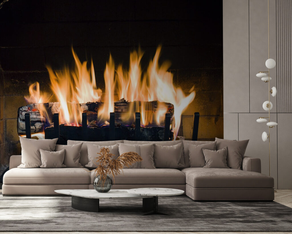 u56584pig58 1024x819 - Fire in a fireplace - tegory