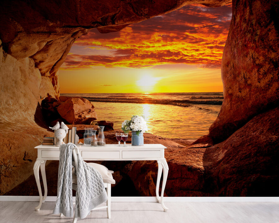 Wall murals Sunset over a body of water - Image 8