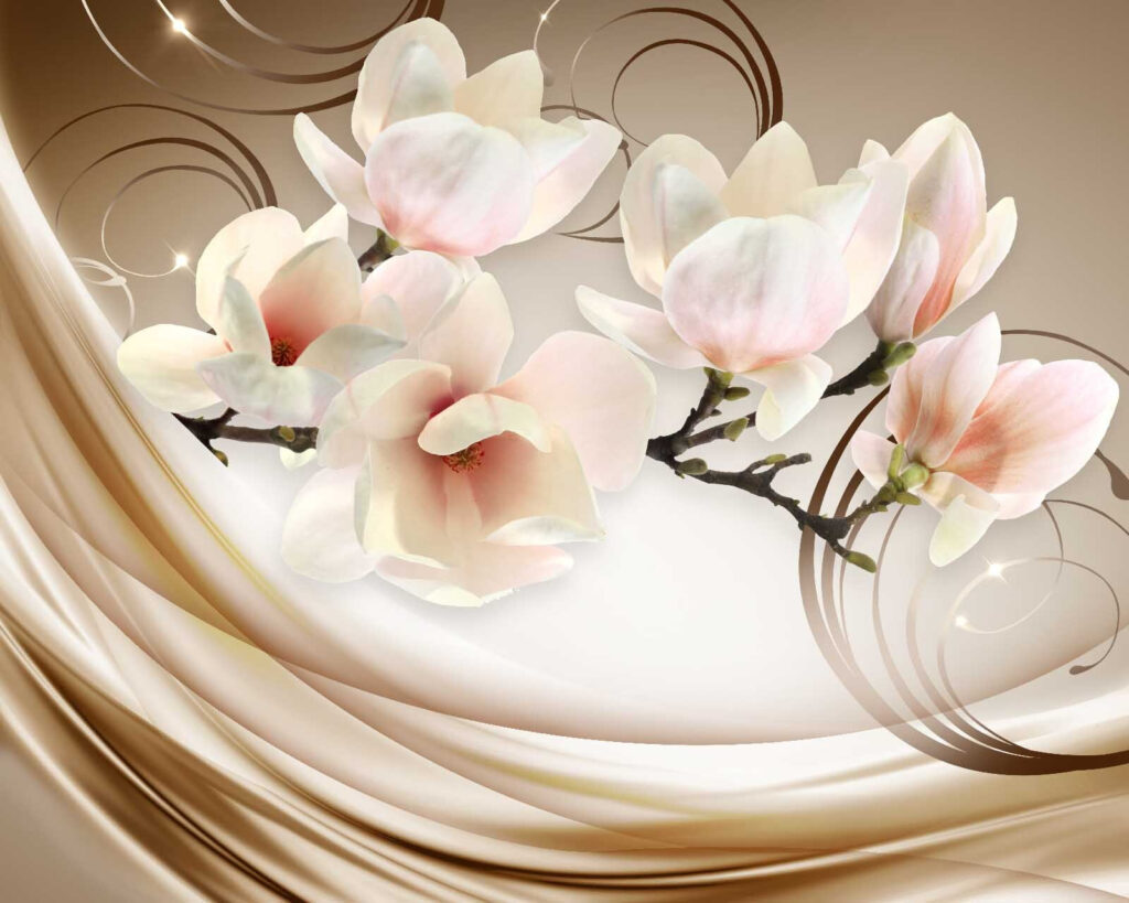 Delicate blooms in soft hues Delicate blooms in soft hues