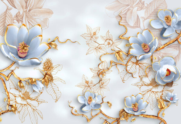 Delicate blooms on a soft backdrop Delicate blooms on a soft backdrop