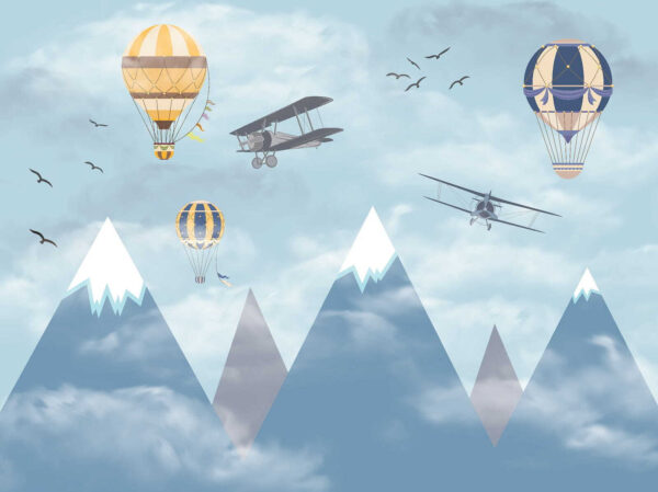 Group of airplanes flying in the sky Group of airplanes flying in the sky
