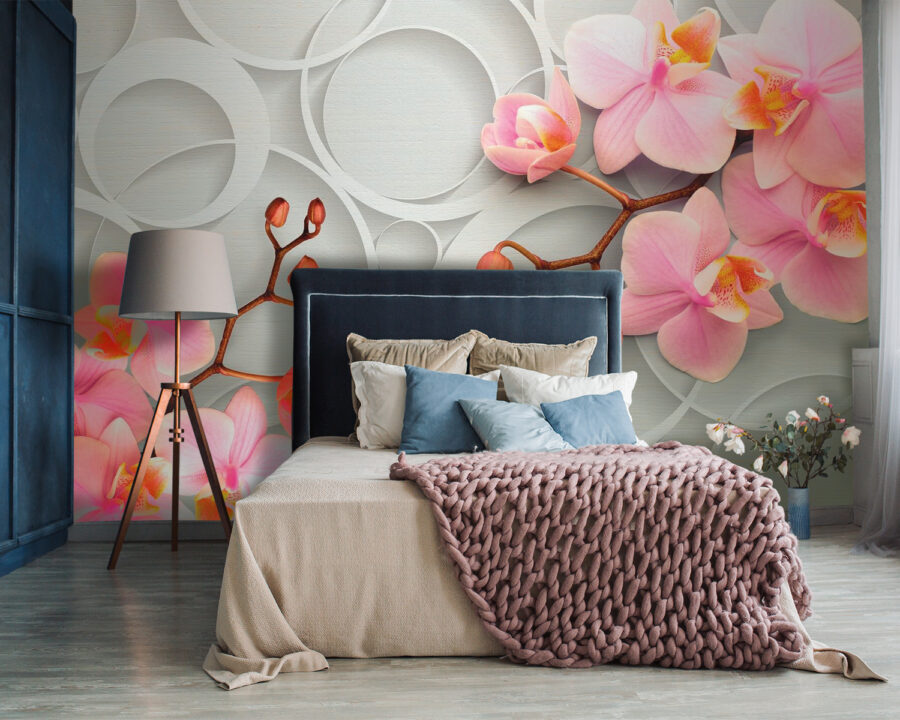 Delicate blooms on a soft backdrop