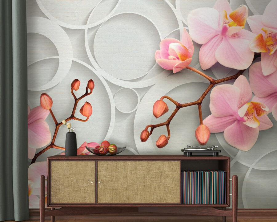 Delicate blooms on a soft backdrop