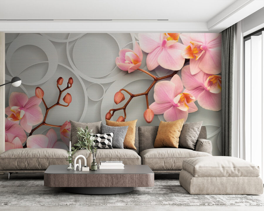 Delicate blooms on a soft backdrop