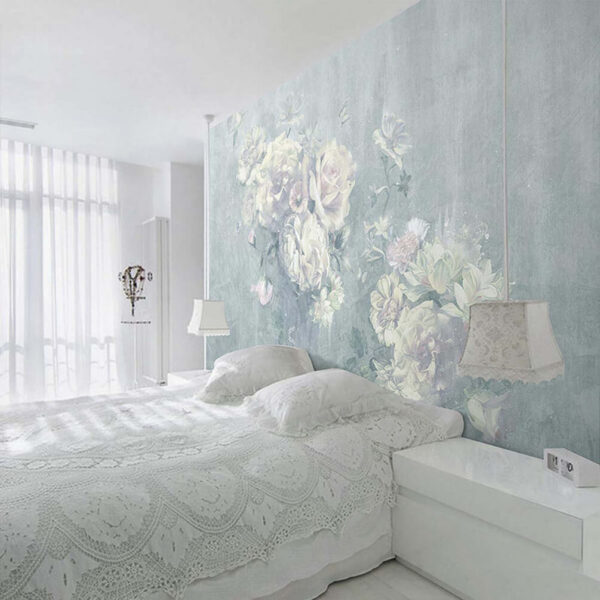 Painting of flowers and butterflies Painting of flowers and butterflies