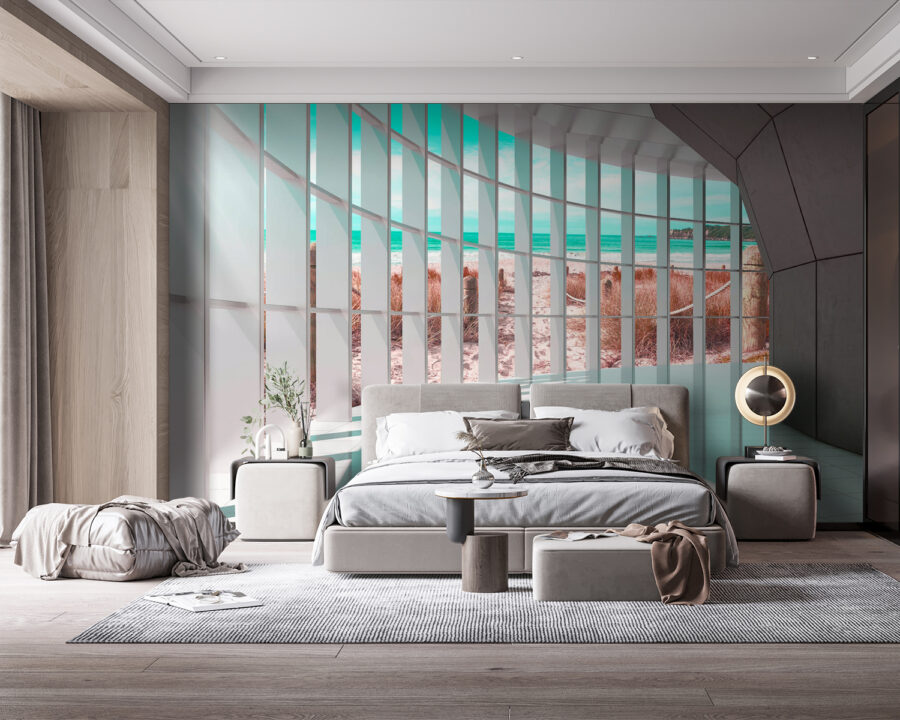 Large room with large windows Large room with large windows