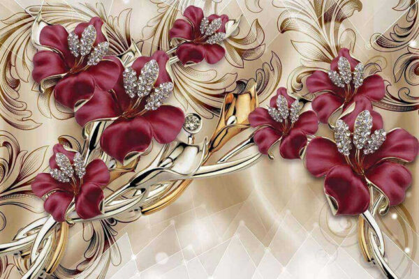 Elegant floral design with intricate details. Elegant floral design with intricate details.