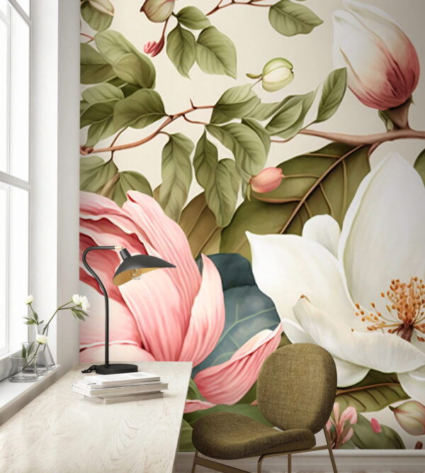 Vibrant blossoms in harmonious arrangement Vibrant blossoms in harmonious arrangement