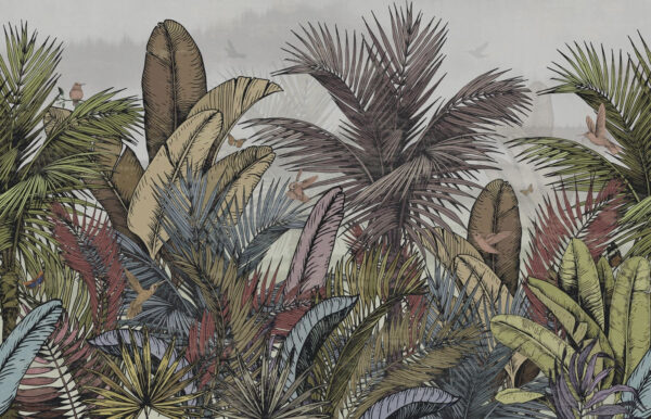 Group of tropical plants Group of tropical plants