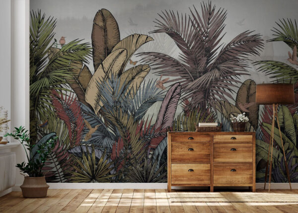 Group of tropical plants Group of tropical plants