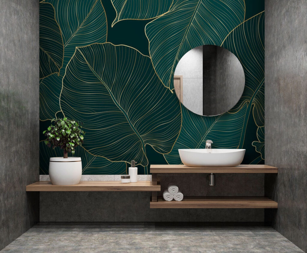 Elegant leaves with intricate details