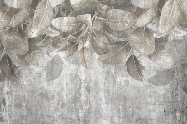 Gentle leaves on textured backdrop Gentle leaves on textured backdrop