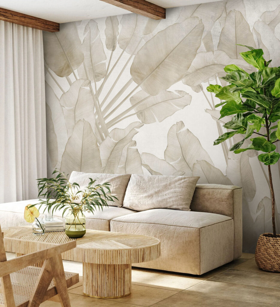 Elegant foliage in soft tones
