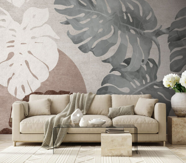Elegant foliage in monochrome tones Elegant foliage in monochrome tones