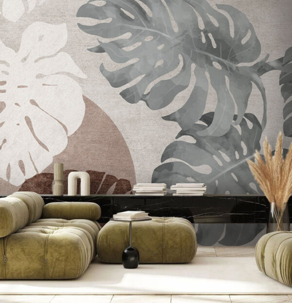 Elegant foliage in monochrome tones Elegant foliage in monochrome tones