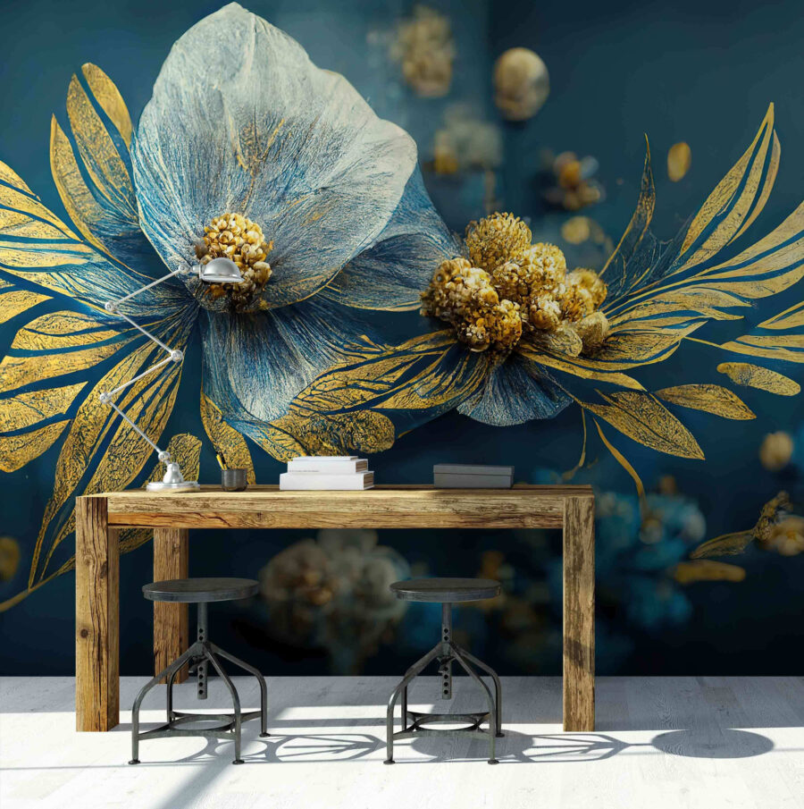 Ethereal blossoms in midnight dreams.
