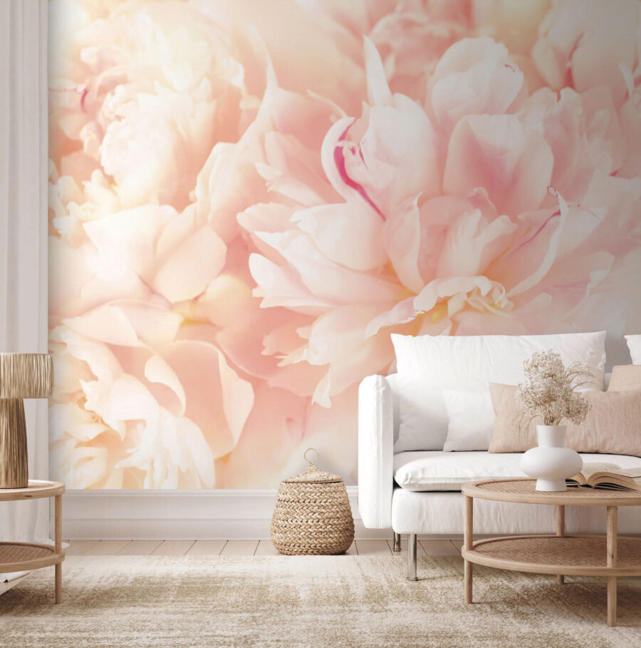 Soft petals in gentle hues.