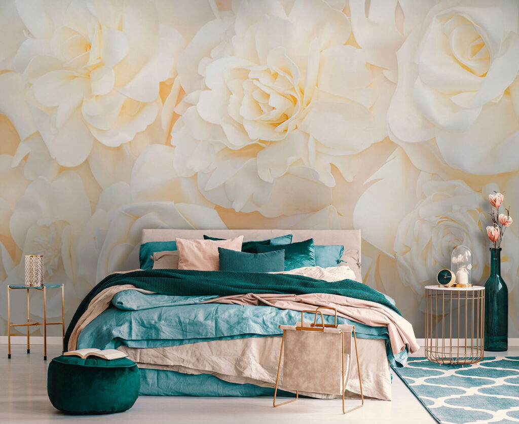 Group of white flowers Group of white flowers