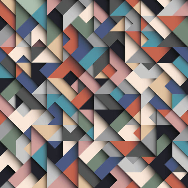 Multicolored pattern of squares Multicolored pattern of squares