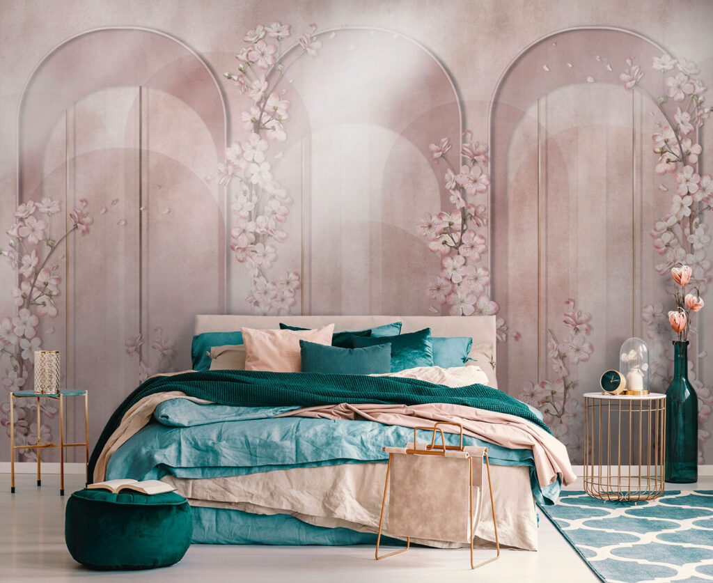 Wallpaper with flowers u74470pib1 1024x837 - Wallpaper with flowers - tegory