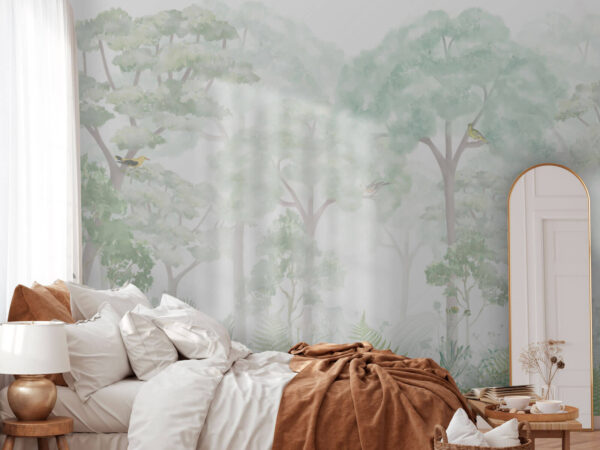 Wallpaper with trees and plants Wallpaper with trees and plants