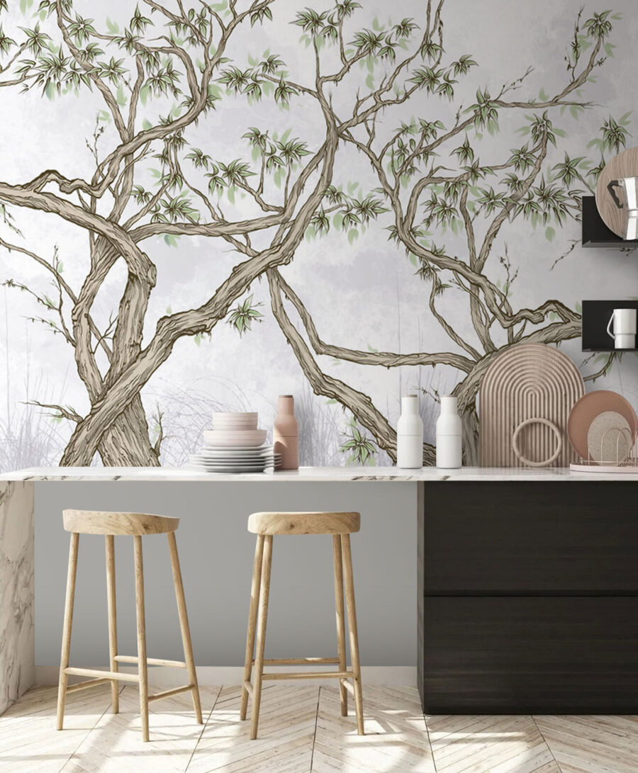 Tree with many branches