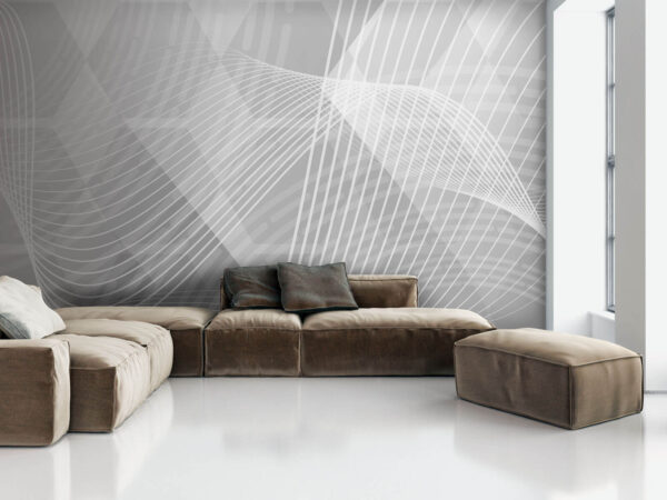 Grey and white background with white lines Grey and white background with white lines