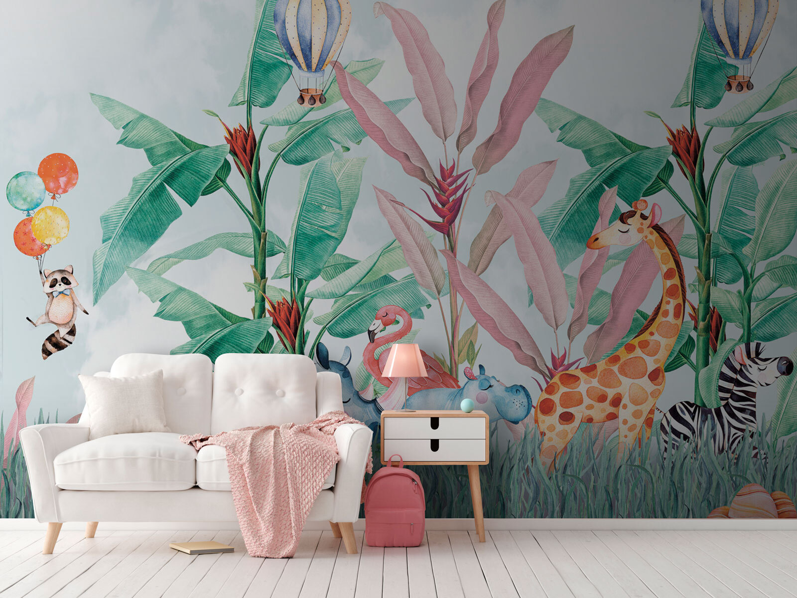 Group of animals in a field Group of animals in a field