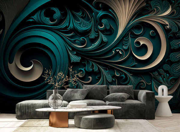 Elegant swirls and intricate designs. Elegant swirls and intricate designs.