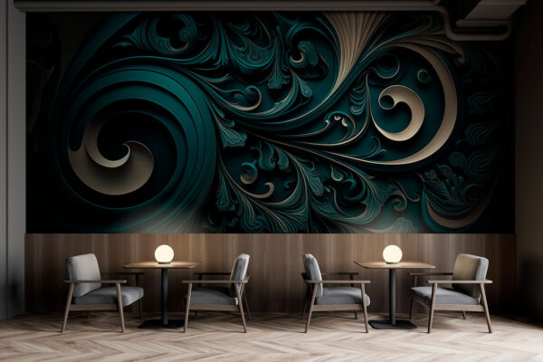 Elegant swirls and intricate designs. Elegant swirls and intricate designs.