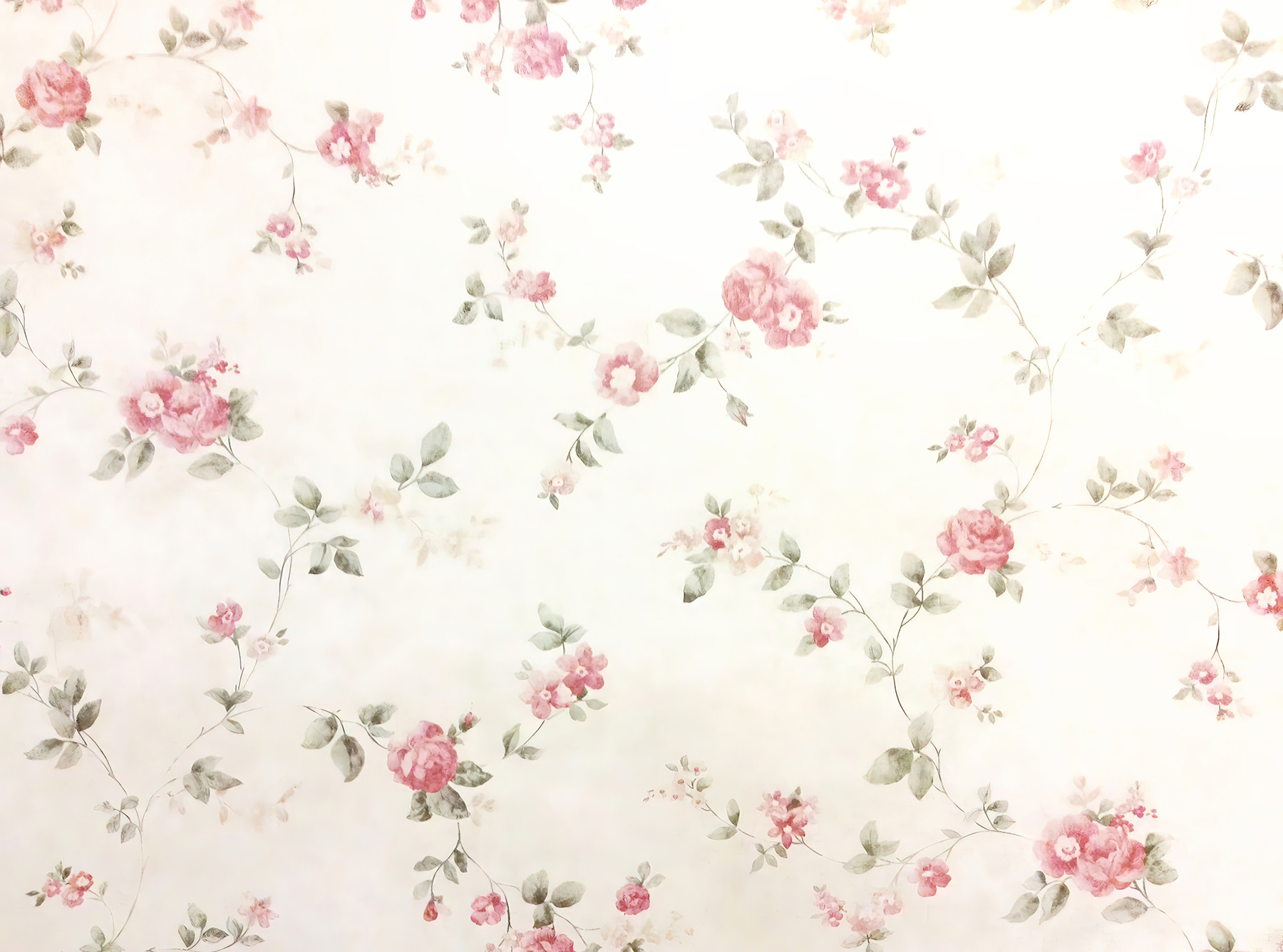 u77762p - Floral pattern on a wall - tegory