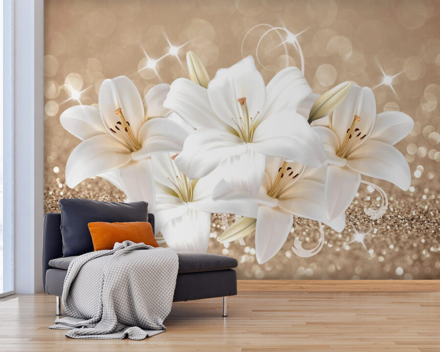 Group of white flowers