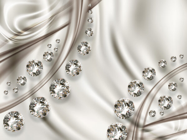 Group of diamonds on a white background Group of diamonds on a white background