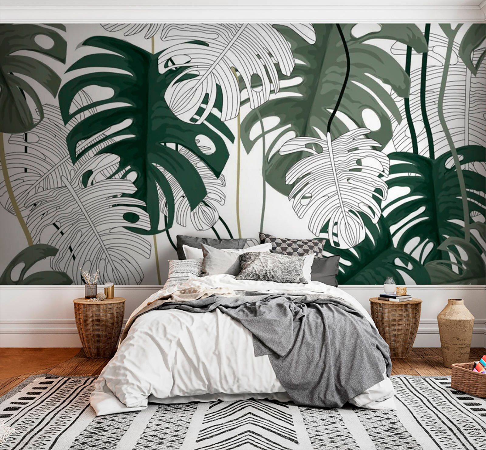 Lush green leaves in harmony u79627pib1m - Lush green leaves in harmony - tegory