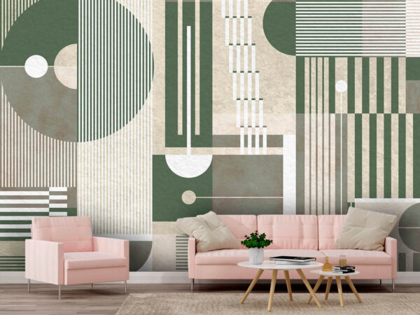 Pattern of geometric shapes and lines Pattern of geometric shapes and lines