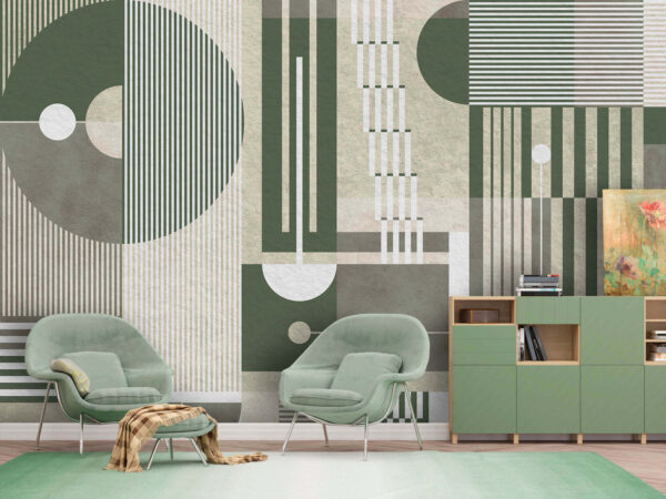Pattern of geometric shapes and lines Pattern of geometric shapes and lines