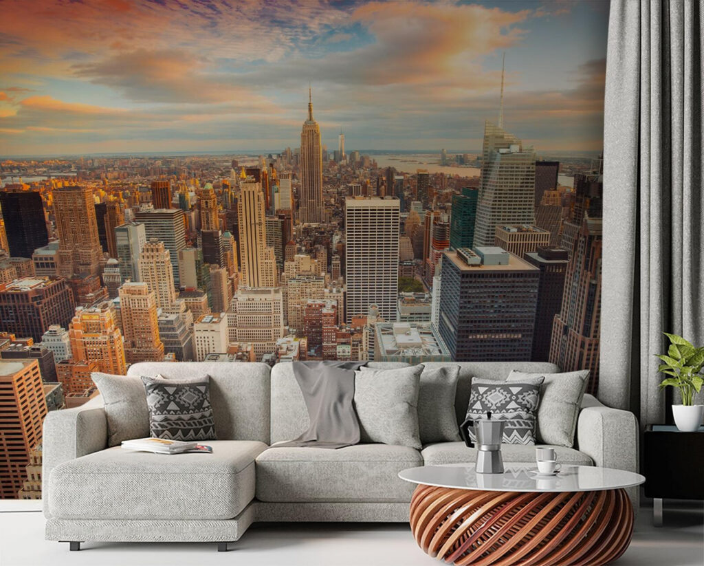 City with many tall buildings City with many tall buildings