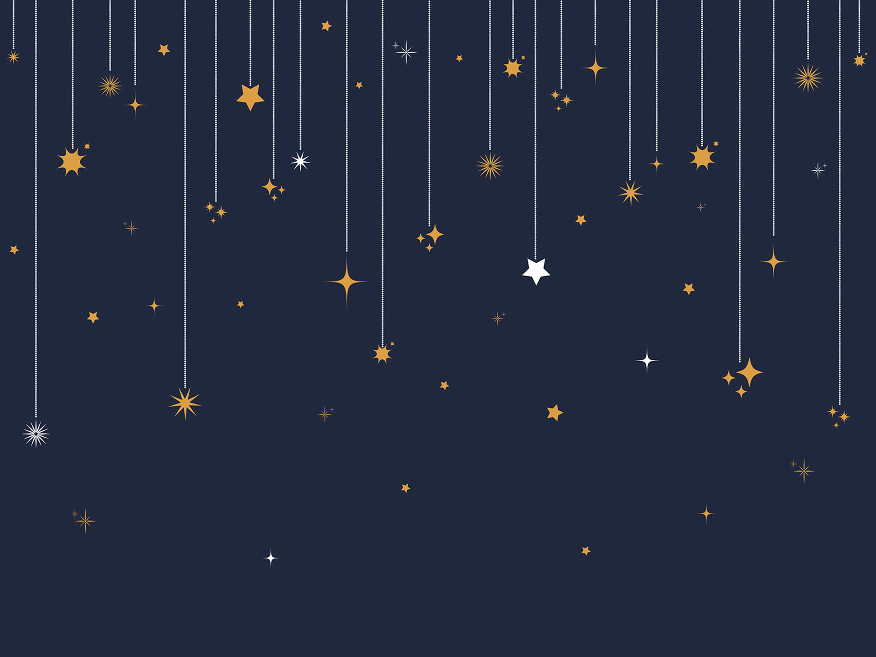 Stars and snowflakes from strings Stars and snowflakes from strings