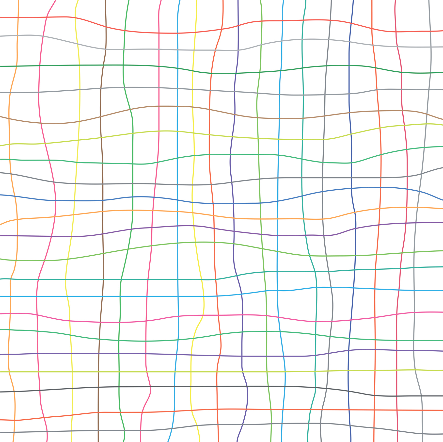 Grid of colored lines u98576v1p - Grid of colored lines