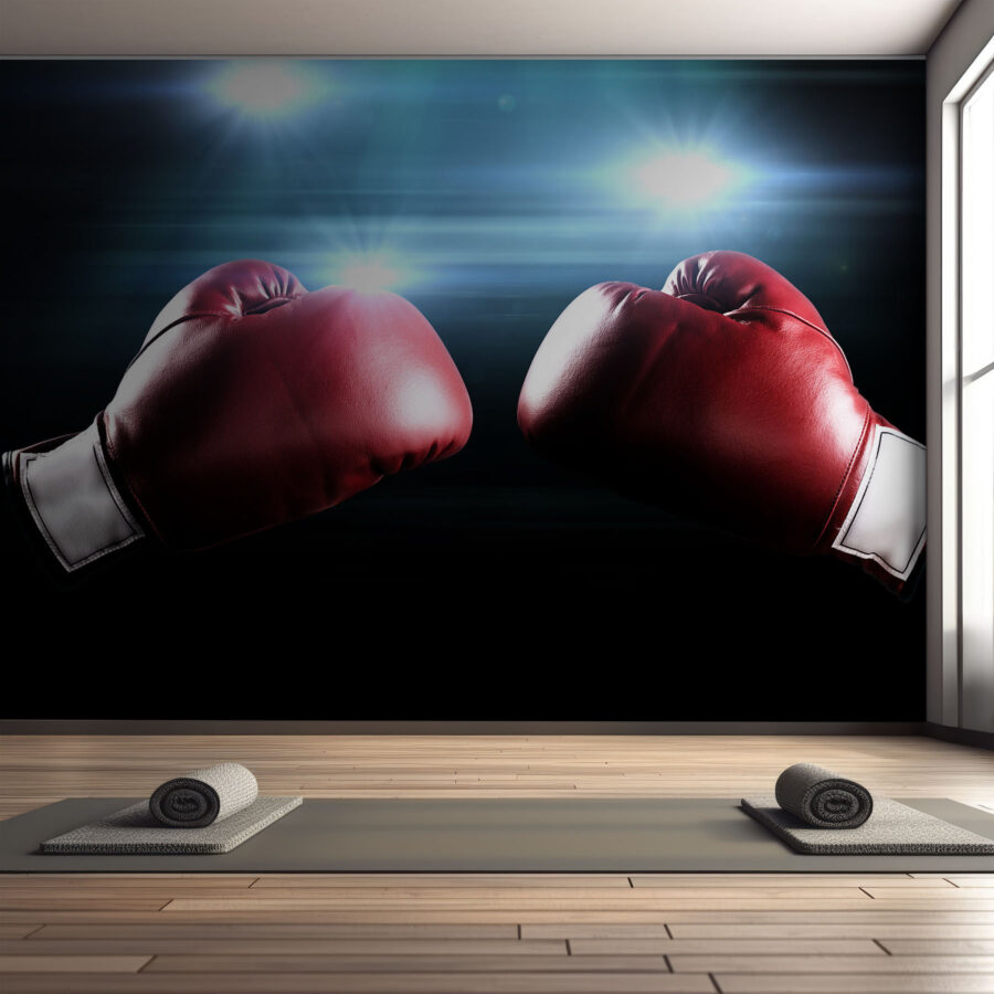 A pair of boxing gloves