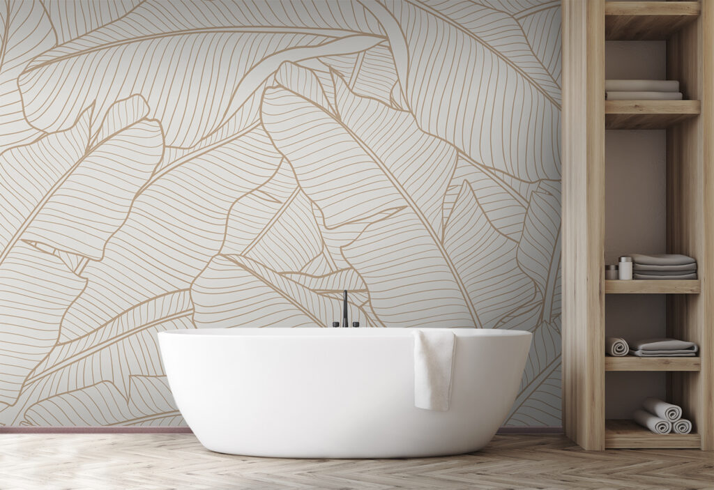 Elegant leaf pattern for modern decor Elegant leaf pattern for modern decor