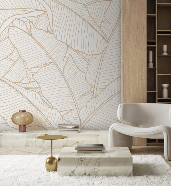Elegant leaf pattern for modern decor Elegant leaf pattern for modern decor