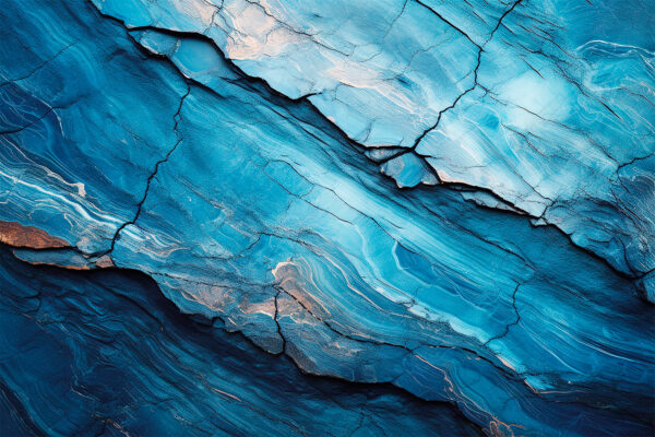 Abstract blue rock formations and textures. Abstract blue rock formations and textures.