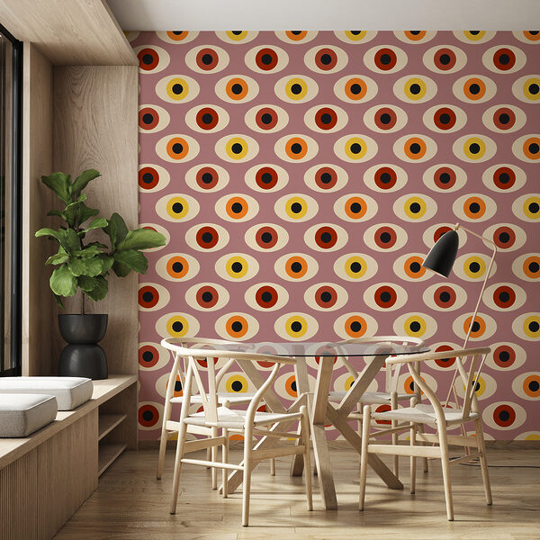 Wall mural Wall mural A pattern of colorful ovals (SKU: u51618v1)