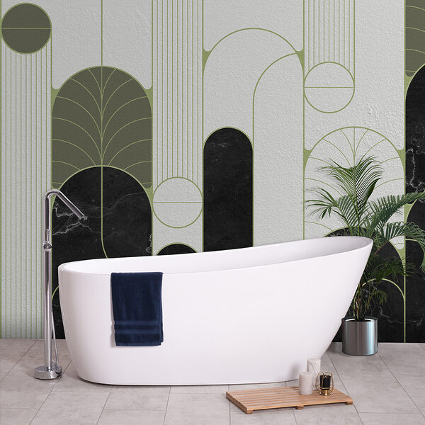 Wall mural Wall mural A black and white art deco design (SKU: u73101v2)
