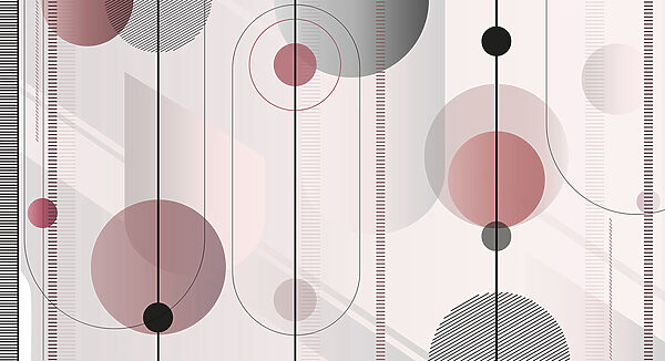 Abstract shapes in soft color palette. Abstract shapes in soft color palette.