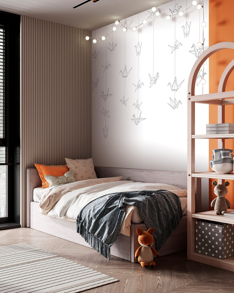 A group of origami birds